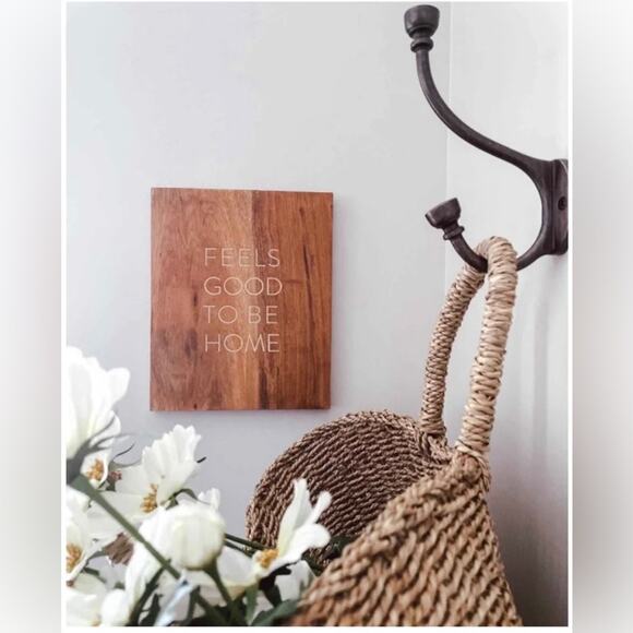 Magnolia Hearth & Hand Feels Good to be Home wood sign Joanna Gaines farmhouse - Picture 3 of 5